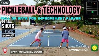 PICKLEBALL & TECHNOLOGY | Shots Tracked by Swing Vision | Bastian|Deded v Adip|Ijal