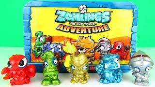 Zomlings Adventure: Exclusive Metal Zomlings Collectors Tin Toy Review & Unboxing, Magic Box Int