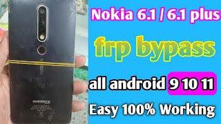 NOKIA FRP GMAIL ACCOUNT BYPASS/NOKIA 6.1 FRP BYPASS GMAIL UNLOCK