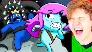 LANKYBOX REACTS To The FUNNIEST VIDEOS EVER! (RAINBOW FRIENDS, FNF, FIVE NIGHTS AT FREDDY'S!)