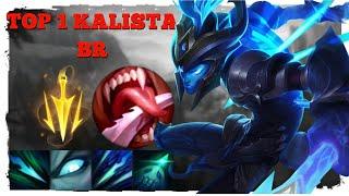 TOP 1 KALISTA BR LOL - MANSLAUGHTER GAMEPLAY - LEAGUE OF LEGENDS