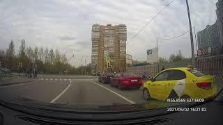 Driving in Moscow city: Метрогородок - Лосиноостровский - Восточное Дегунино 02/05/2021 (4x)