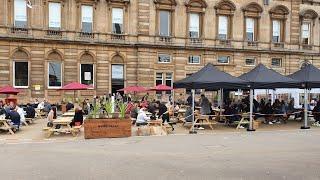Glasgow City Centre Walk Today George Square to Glasgow Central Station