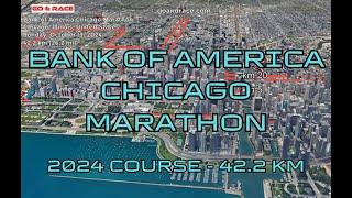 Bank of America Chicago Marathon (2024): fly over the marathon course!