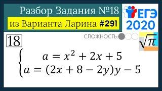 Разбор Задачи №18 из Варианта Ларина №291 (РЕШУ ЕГЭ 529735)