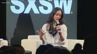 Actress Zoe Saldana makes stop at SXSW