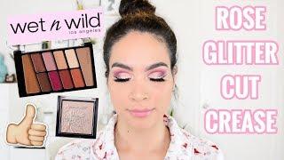 Rose Glitter Cut Crease *drugstore* | Jessica Melgoza