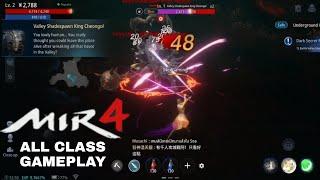 MIR4 ALL CLASS GAMEPLAY (ENG) | QUICK PREVIEW | CBT | GLOBAL | (ANDROID/IOS)