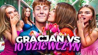 GRACJAN VS 10 DZIEWCZYN!