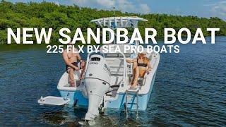 NEW 225 SANDBAR BOAT BY SEA PRO BOATS