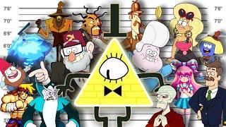 If ALL Gravity Falls Villains Were Charged For Their Crimes