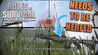 THE M14 GOT EVEN BETTER?! Rules of Survival Gameplay (PC/iOS/Android)