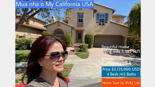 Touring Beautiful 2004 Home Quail Hill Irvine California USA |Home Tour Real Estate