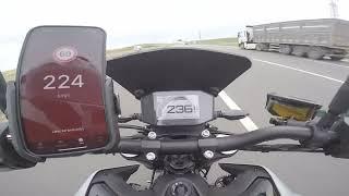 Ktm 790 duke top speed km/h&gps