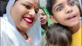 Jinval family vlog.411.Aaj Hum Pahunche apni didi or jija ji Ke ghar Ganapati visarjan Ke Liye