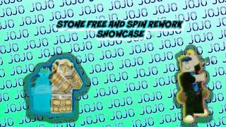 STONE FREE AND SPIN REWORK SHOWCASE ABD UPDATE/a bizarre day/roblox