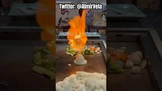 FLAMING HOT ONION PYRAMID  #shorts #food #onion #pyramid