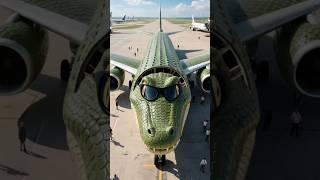Unique Airplane, Crocodile Airplane  #automobile #airplane #aviation  #aforaeriplane #uniqueairplane