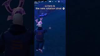 Lil bro is the new rotation strat   #fortnite #gaming #fyp