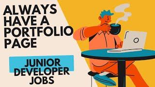 Why you need a Portfolio Page as a Junior Developer