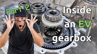 What's inside an electric vehicle gearbox? A look inside an EV reduction gearbox. PART 2