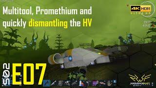 S02E07 Dismantling the low cost Hover Vessel | Empyrion Galactic Survival in 4K v1.7.9 Gameplay