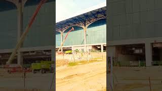 Dhaka Airport 3rd Terminal Update | Glass Fitting | North Side | #shorts | #youtubeshorts