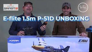 E-flite P-51D Mustang 1.5m with Smart Technology Unboxing