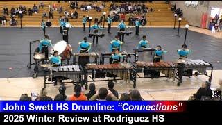 2025 John Swett HS Drumline at Rodriguez Winter Review: "Connections"