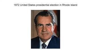 1972 United States Presidential Election In Rhode Island