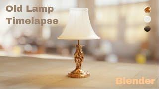 Old Lamp Modelling Timelapse  - Blender