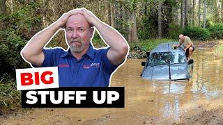 HUGE MISTAKE... I helped my son drown his 4wd!