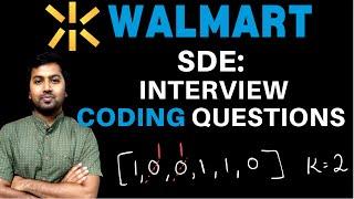 Walmart SDE Interview DSA Questions - Interview preparation