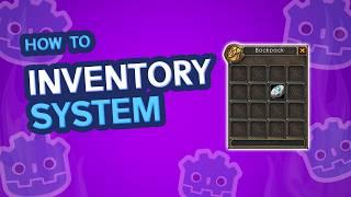 How to Create INVENTORY System in Godot