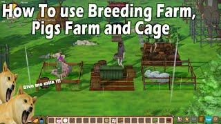 Mad Island ( how to use Breeding farm, pigs farm and cage )