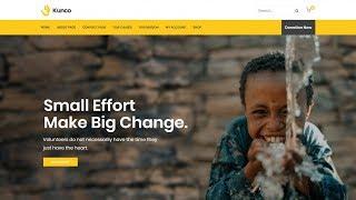 How to Make a Charity and a Fundraising Website for Organisations & NGOs with WordPress Kunco Theme