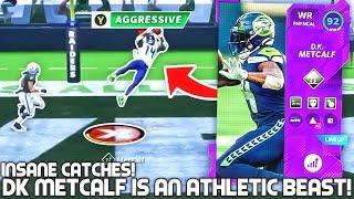 DK METCALF IS AN ATHLETIC BEAST! INSANE TD CATCHES! Madden 21