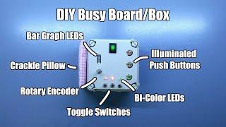 DIY Busy Board / Busy Box: Engaging Fun for Little Explorers! #toys #diy