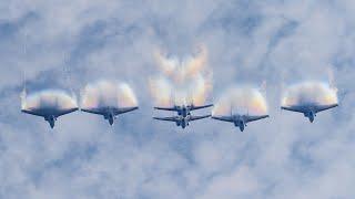 The Russian Knights’ stunning flight demonstration at the Zhuhai Airshow 2024