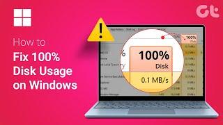 How To Fix 100% Disk Usage on Windows | PC Running Slow? | Ultimate Guide to Fixing Disk Usage!