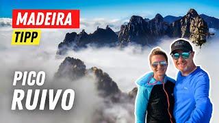 ALONE at the highest peak. Here's how it works  Madeira Pico Ruivo