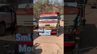 SML tipper front glass modified  // truck sticker// khanarts
