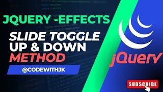 Slide toggle up & down - jQuery Effects #html #css #jquery #tutorial