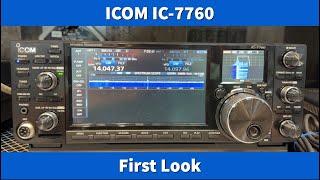 ICOM IC-7760: First Look #hamradio #icom #ic7760 #cw #filter