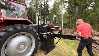 Turaukon tuurausta ja klapin tekoa lankomiesten kanssa.