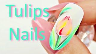  ::  Tulip Nails ::  Nailart by Natalia