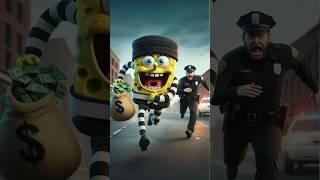 SpongeBob Makes The Best Money Art | Epic Revenge Prank | Rank Up! #shorts #spongebob #funny