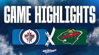 Winnipeg Jets vs. Minnesota Wild - Game Highlights