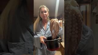 Экзотический салат с осьминогом ! #рецепт #food #мукбанг #распаковка