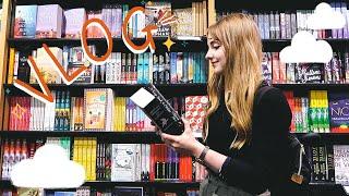 reading vlog  book shopping & magical dark academia ~